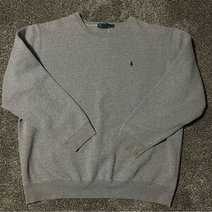 Polo Ralph Lauren Pony Crewneck Sweatshirt Gray XXL Oversized Vintage Style